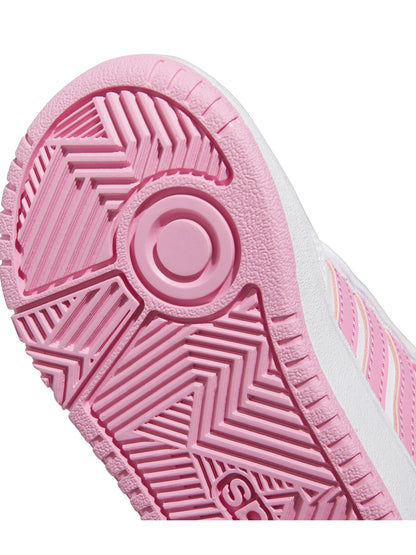 SNEAKERS HOOPS 3.0 ADIDAS DA BAMBINA BIANCO ROSA