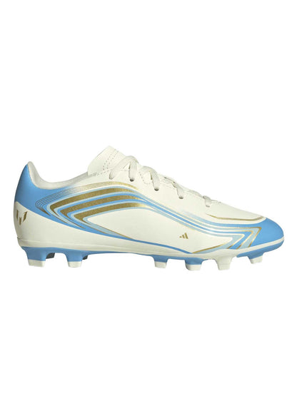 Adidas F50 Messi FG, scarpe Unisex bambino bianche