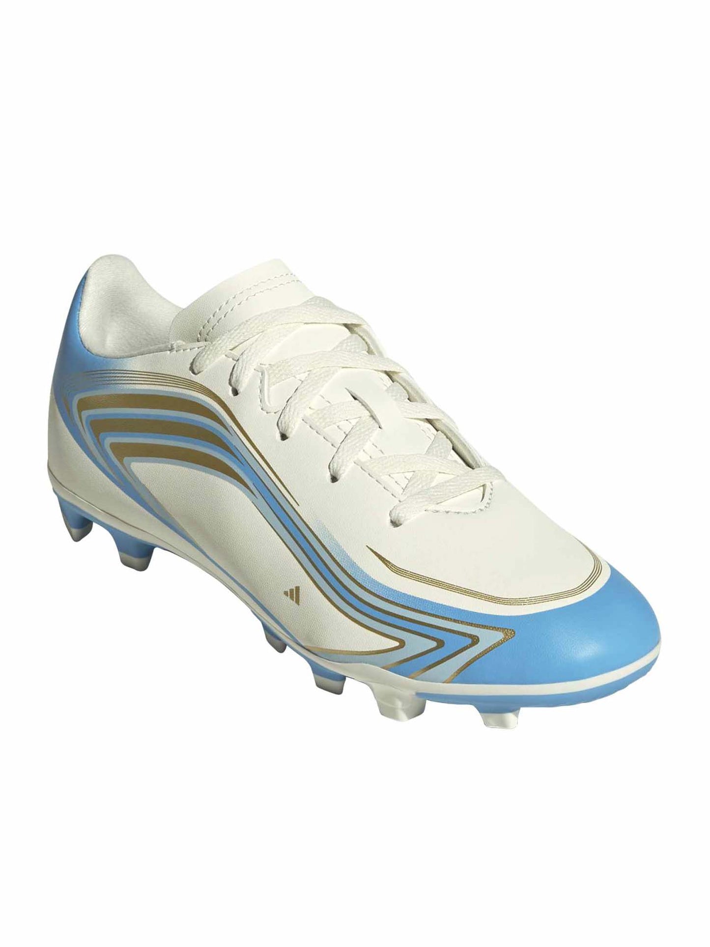 Adidas F50 Messi FG, scarpe Unisex bambino bianche