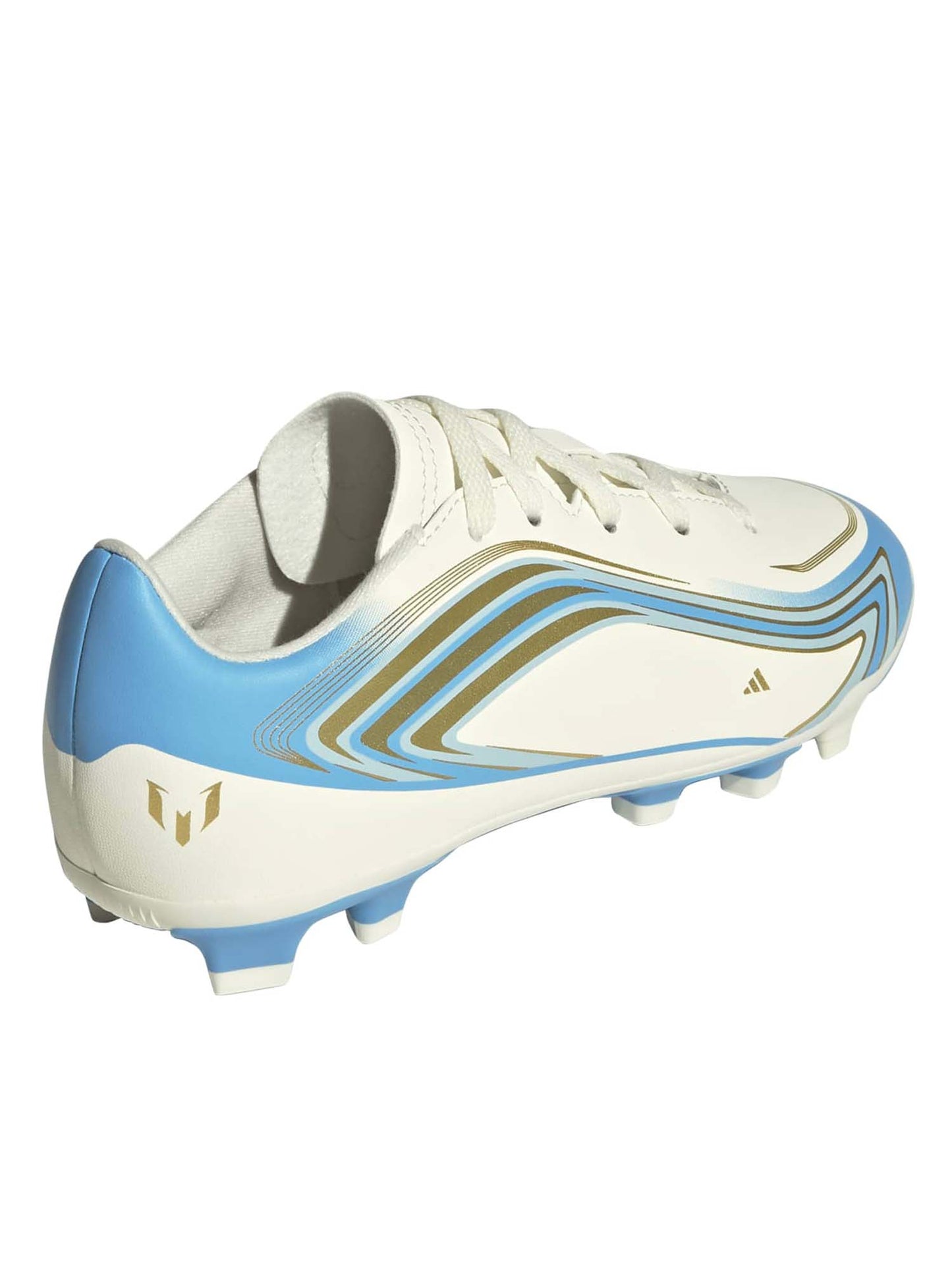 Adidas F50 Messi FG, scarpe Unisex bambino bianche