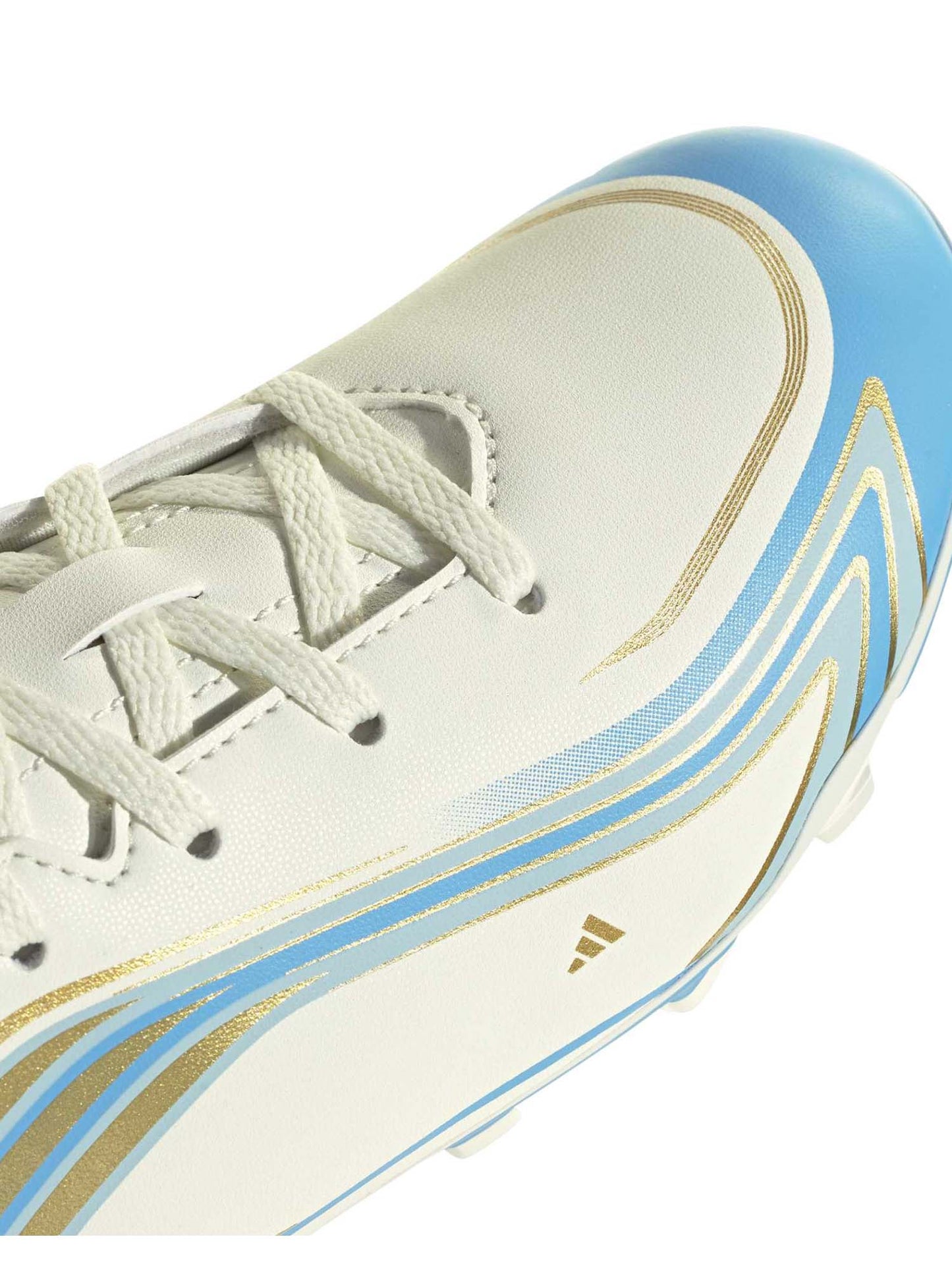 Adidas F50 Messi FG, scarpe Unisex bambino bianche