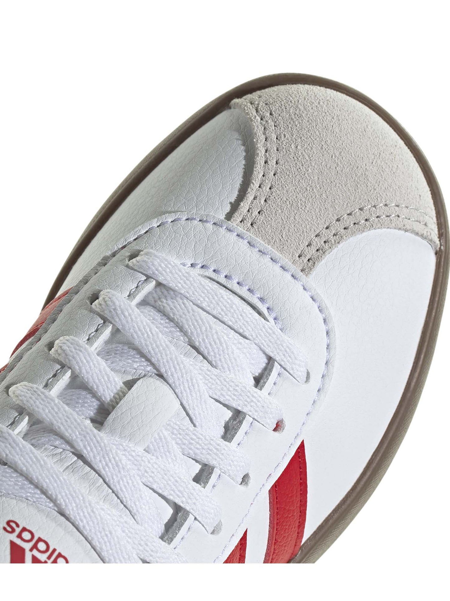 SNEAKERS VL COURT 3.0 ADIDAS JUNIOR UNISEX BIANCO-ROSSO