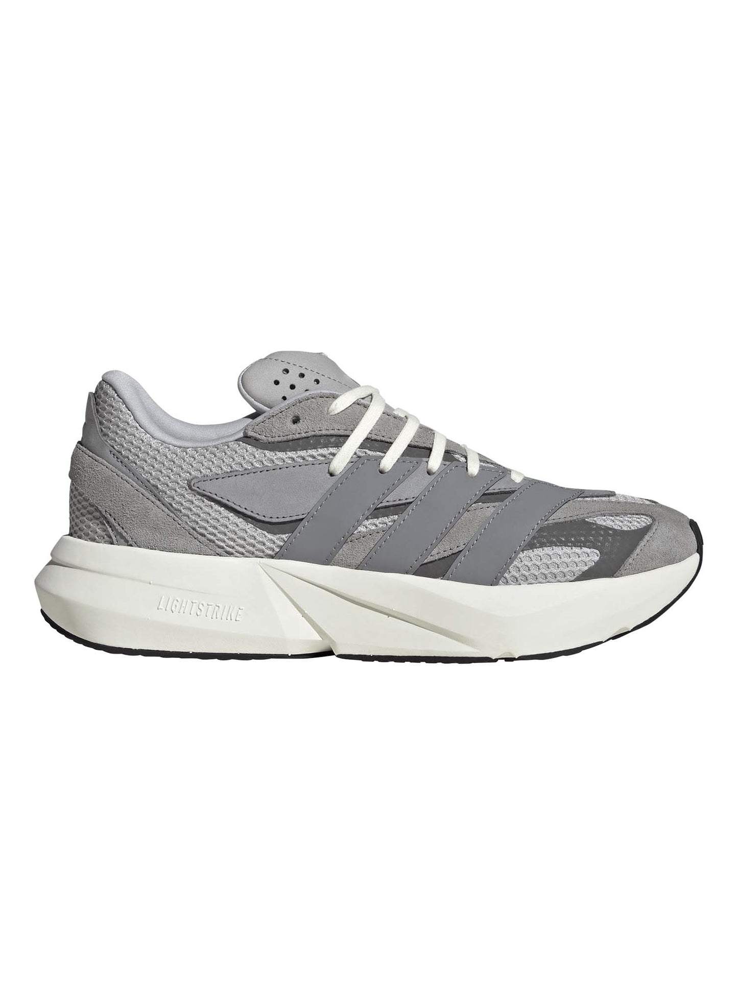 Sneakers Adidas Lightblaze grigie da uomo per uso sportivo