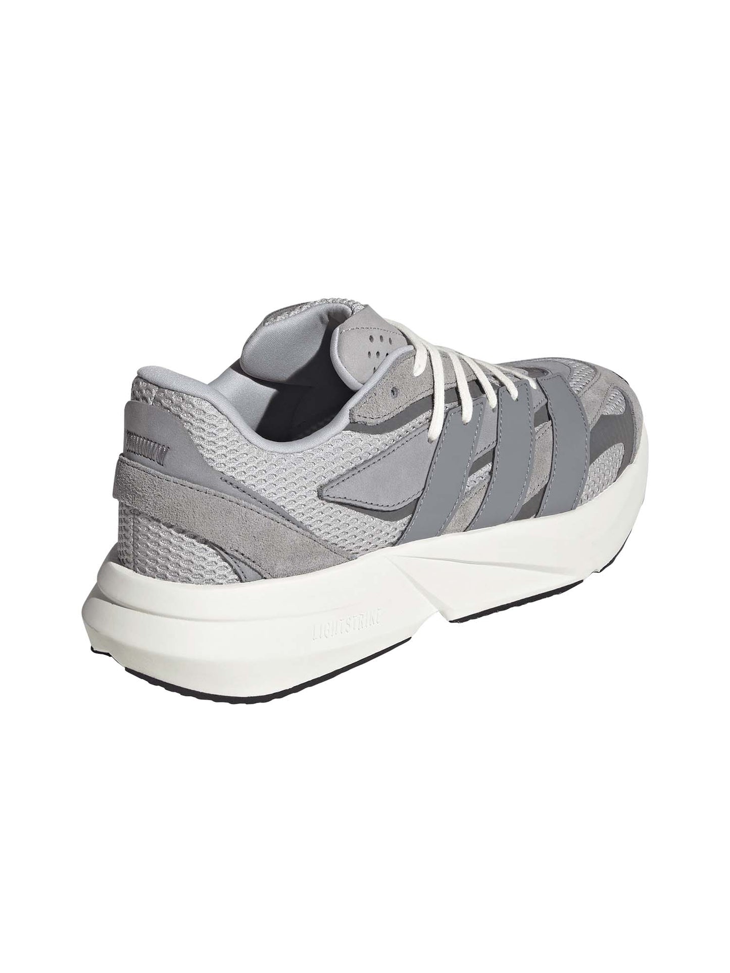 Sneakers Adidas Lightblaze grigie da uomo per uso sportivo