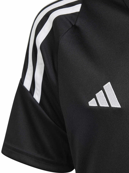 T-shirt calcio Adidas Tiro 24 per bambino nero unisex