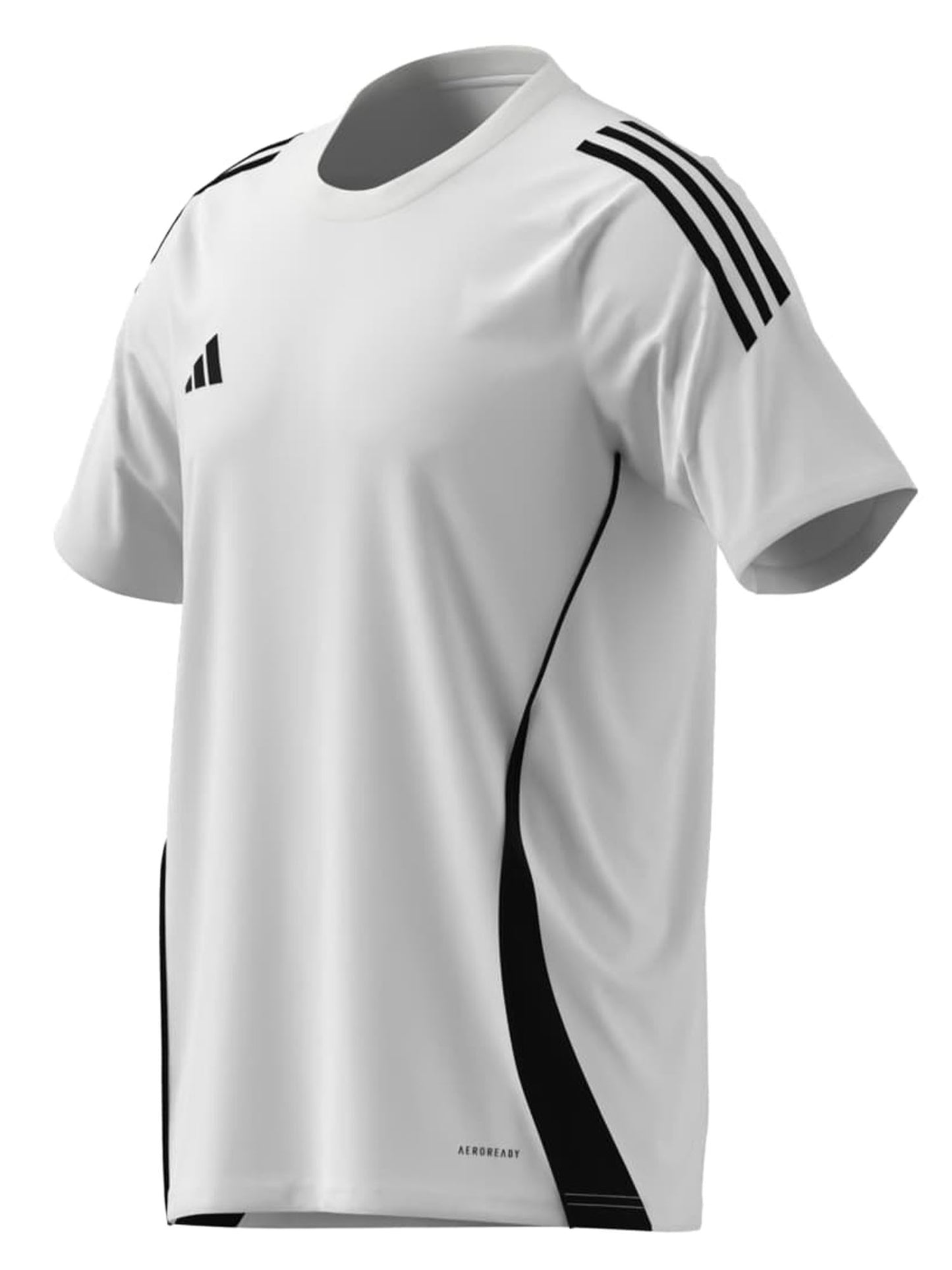 T-shirt Adidas Tiro 24 da uomo bianca per il calcio