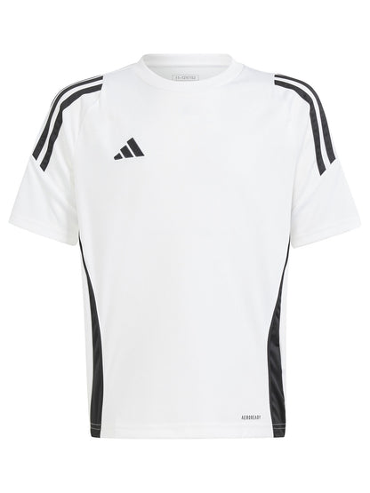 T-shirt calcio Adidas Tiro 24 junior bianca unisex bambino