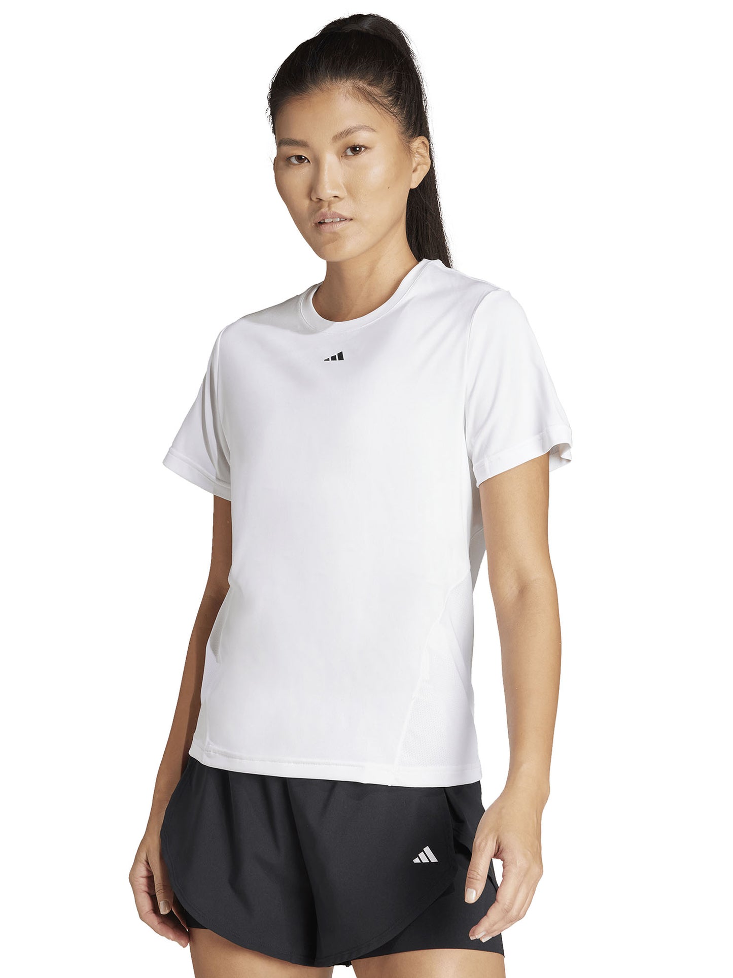 T-SHIRT DESIGNED FOR TRAINING ADIDAS DONNA BIANCO