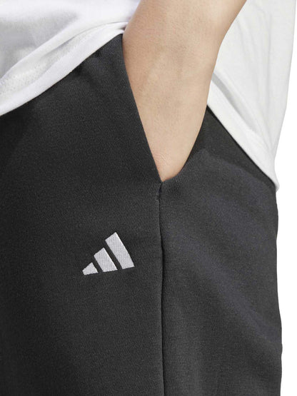Adidas Essentials Small Logo Feel Cozy Open-Hem, pantalone da donna nero