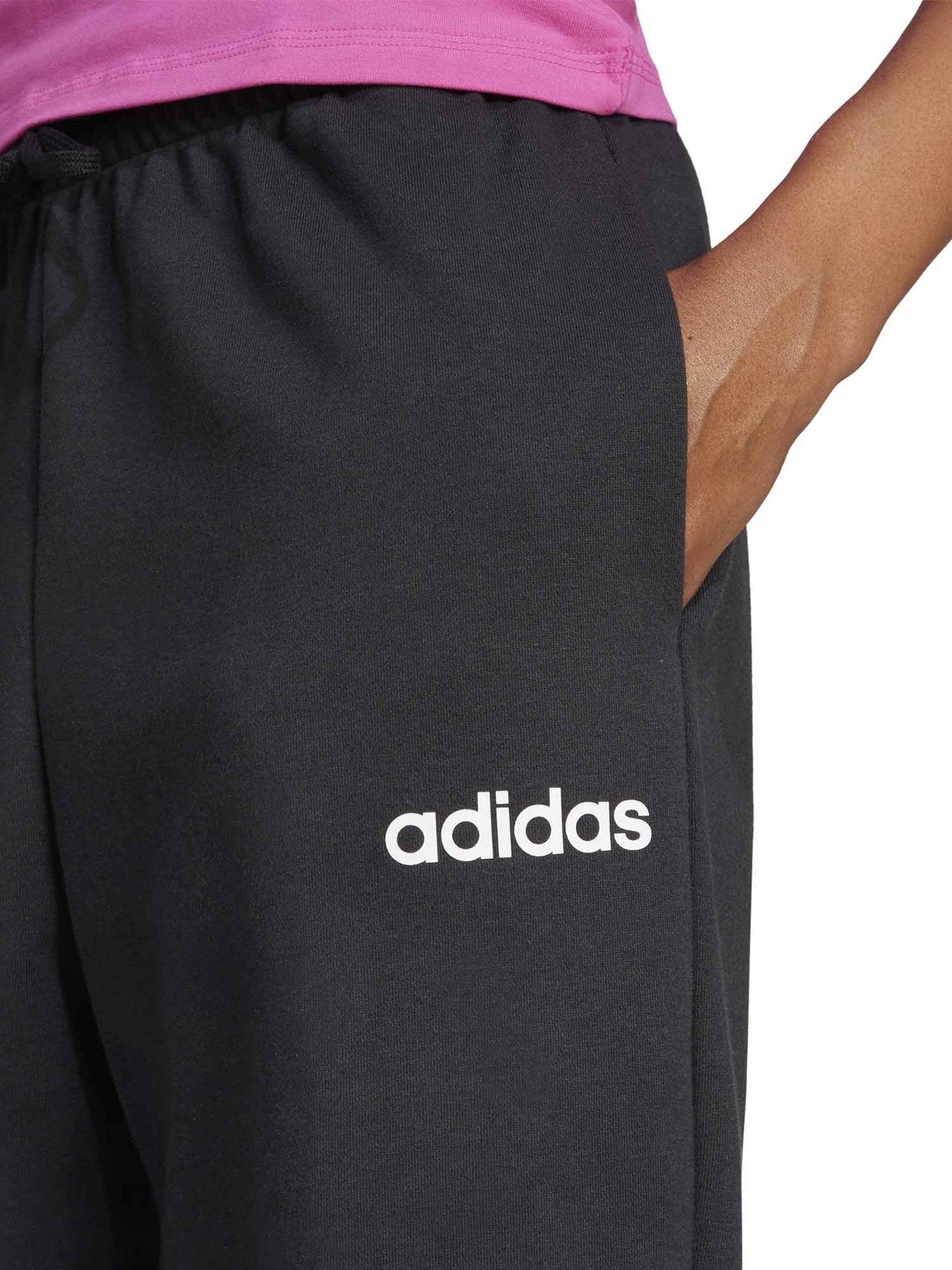 PANTALONE ESSENTIAL LINEAR ADIDAS DONNA NERO