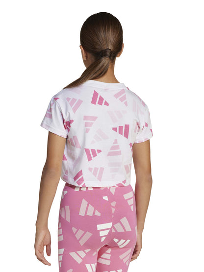 ADIDAS G. T-SHIRT MM - BIANCO FUXIA