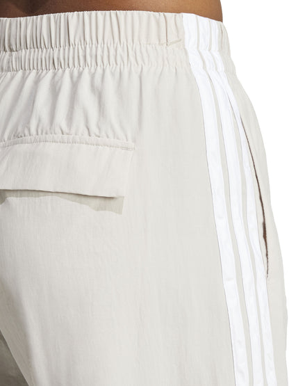 Pantaloni sportivi Adidas Lifestyle Parachute da donna crema