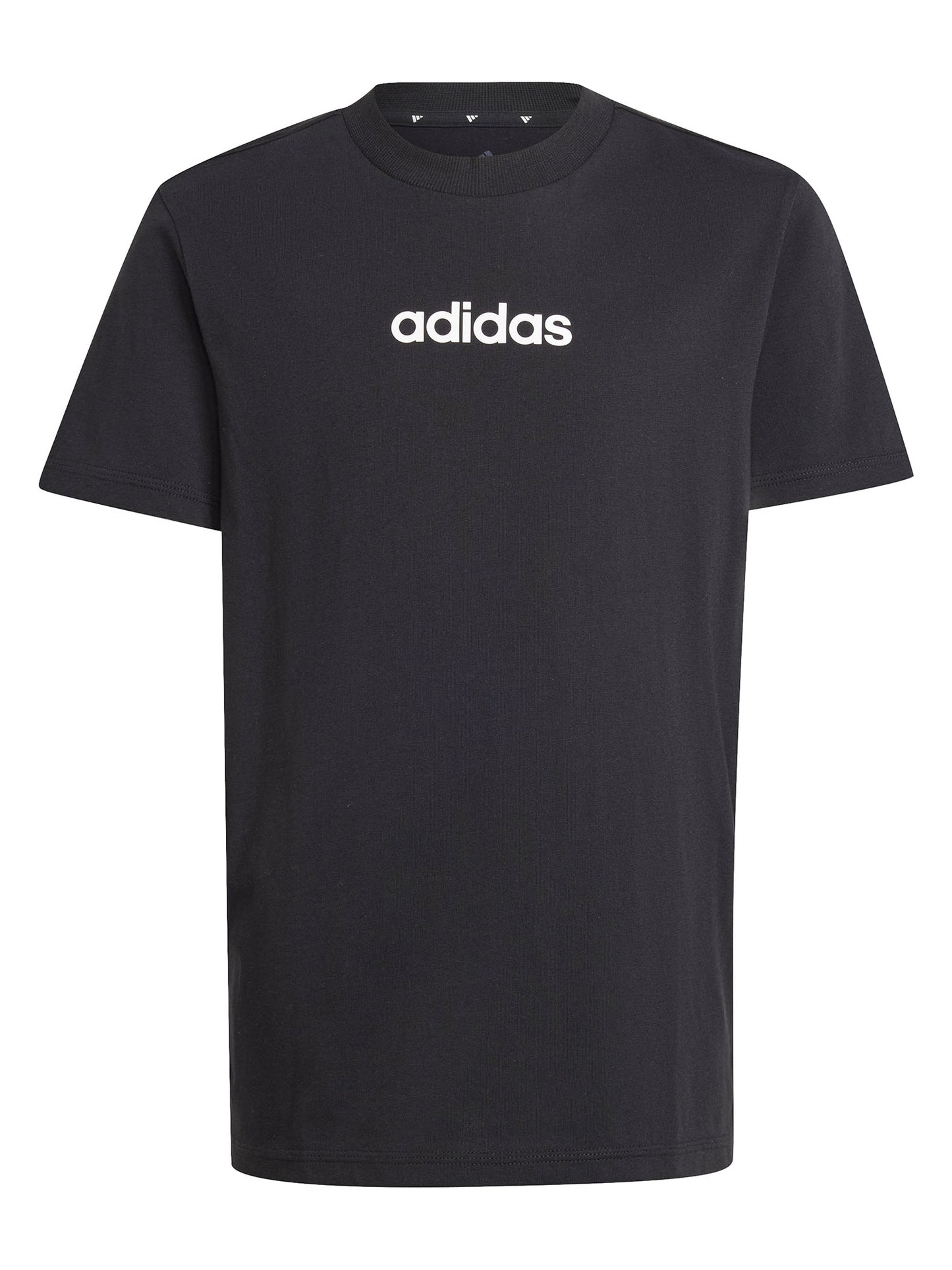 T-shirt Essentials Adidas junior bimbo/a nera a maniche corte