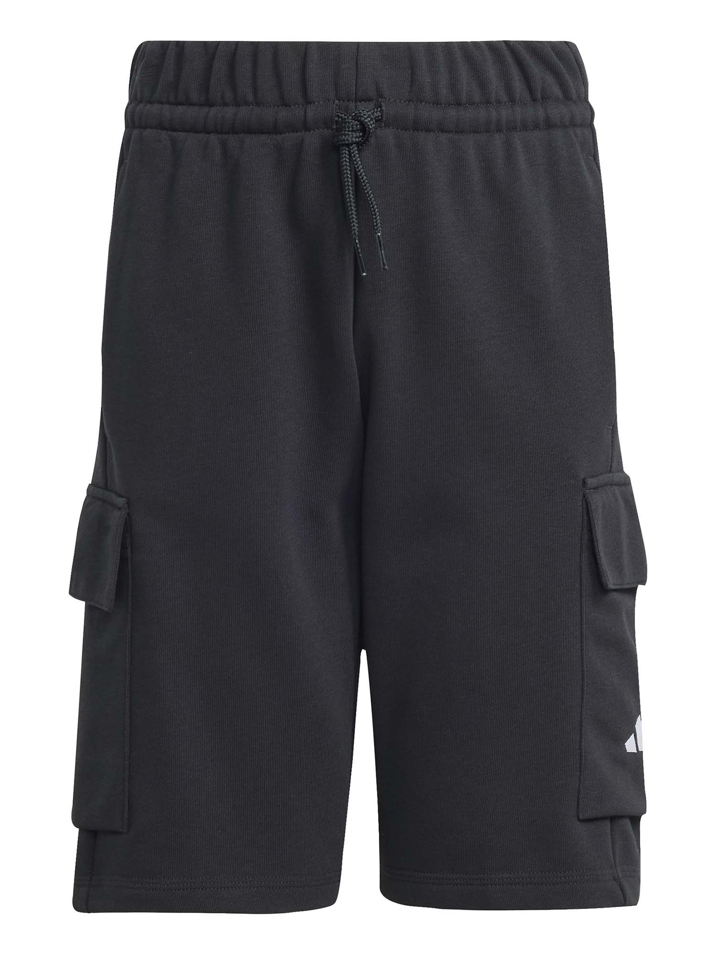 Short cargo Essentials Adidas nero da bambino, comodi e pratici