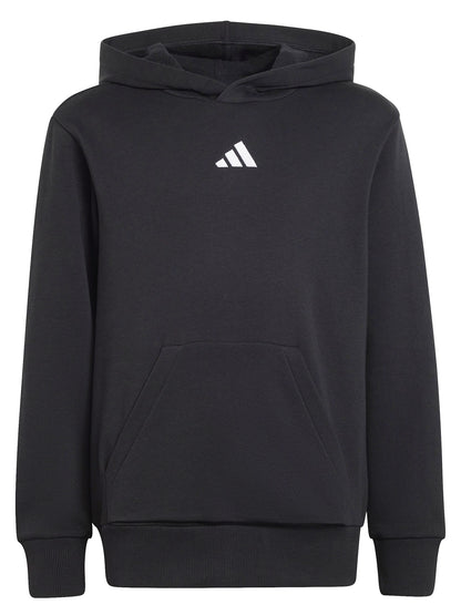 FELPA CON CAPPUCCIO ADIDAS JUNIOR UNISEX NERO