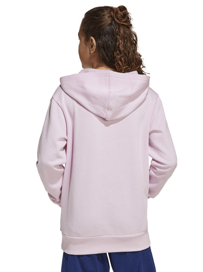 FELPA CON CAPPUCCIO ESSENTIALS ADIDAS BAMBINA ROSA