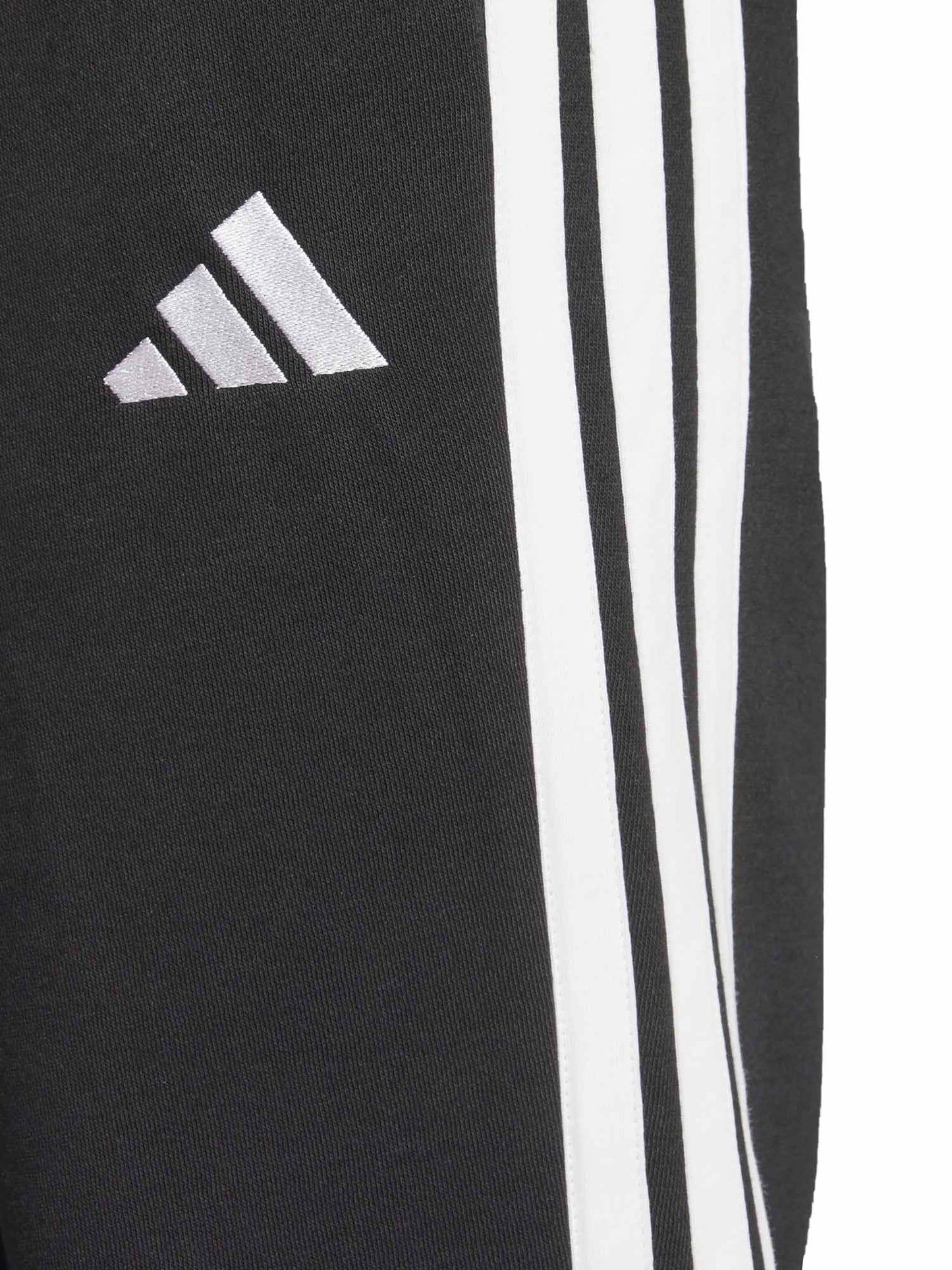 PANTALONE IN PILE ESSENTIALS ADIDAS UOMO NERO BIANCO
