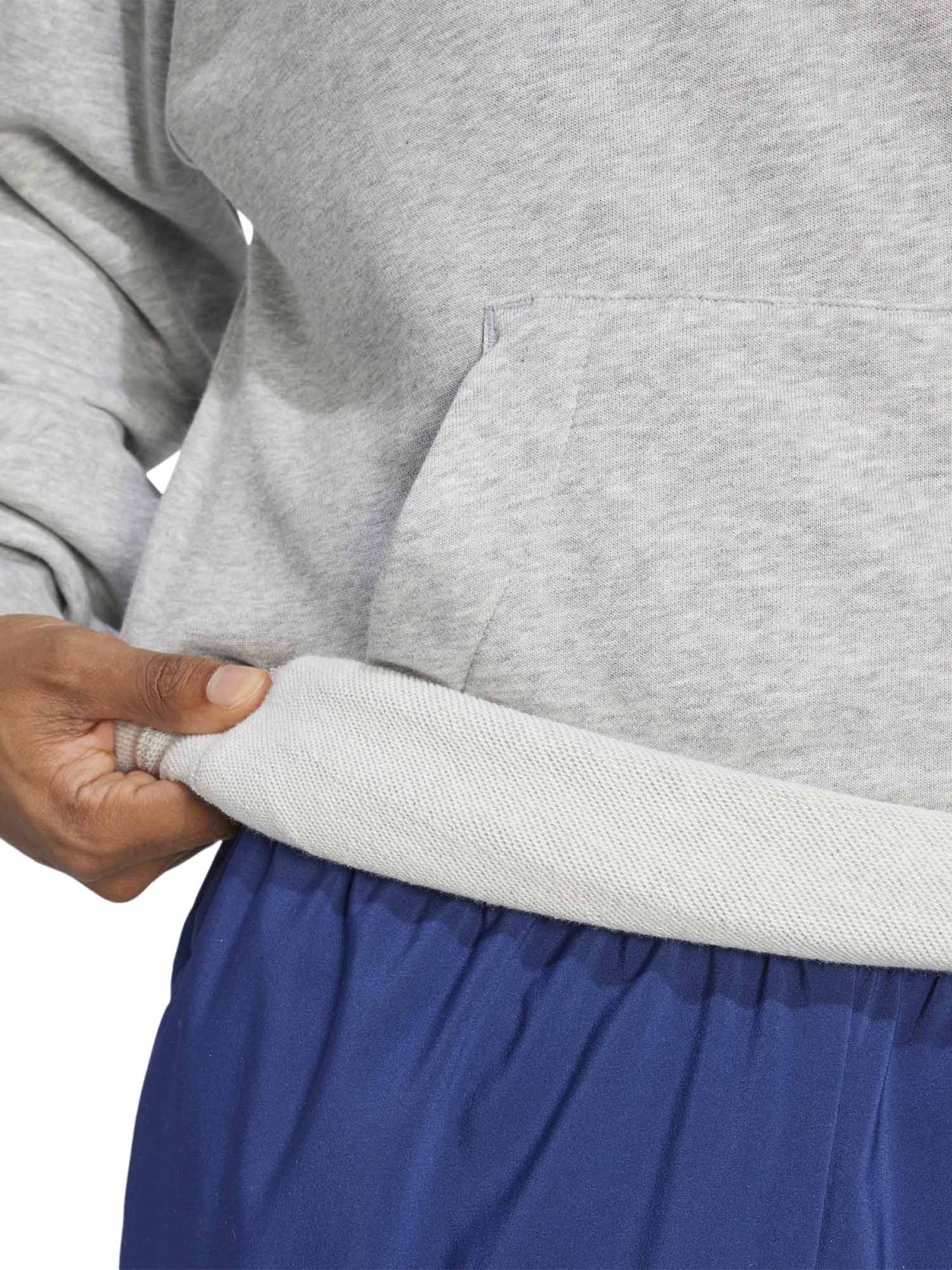 FELPA GRIGIA ADIDAS FULL-TOUCH 3STRIPES DA