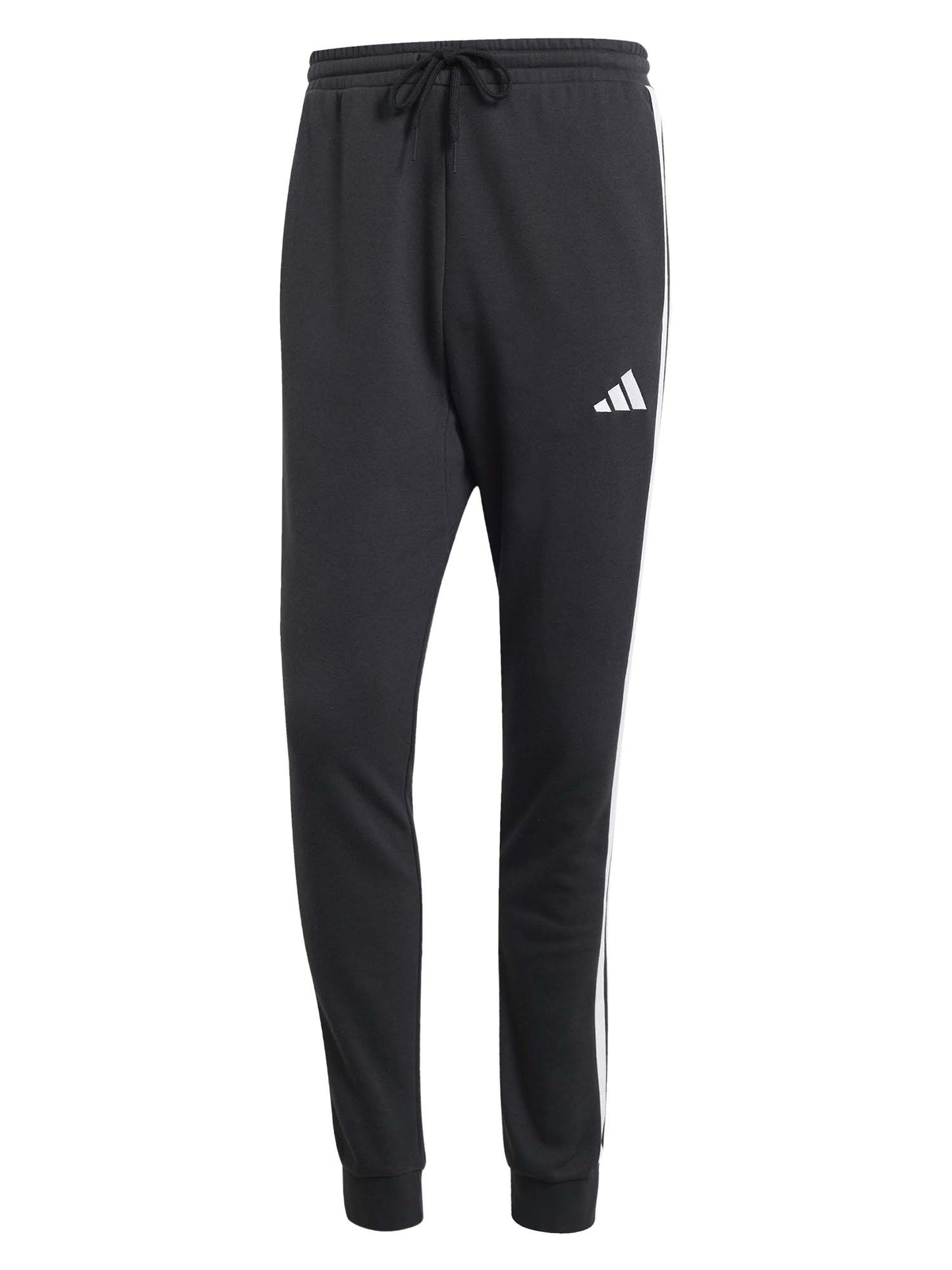 Pantaloni Adidas Essentials 3-Stripes da uomo in nero