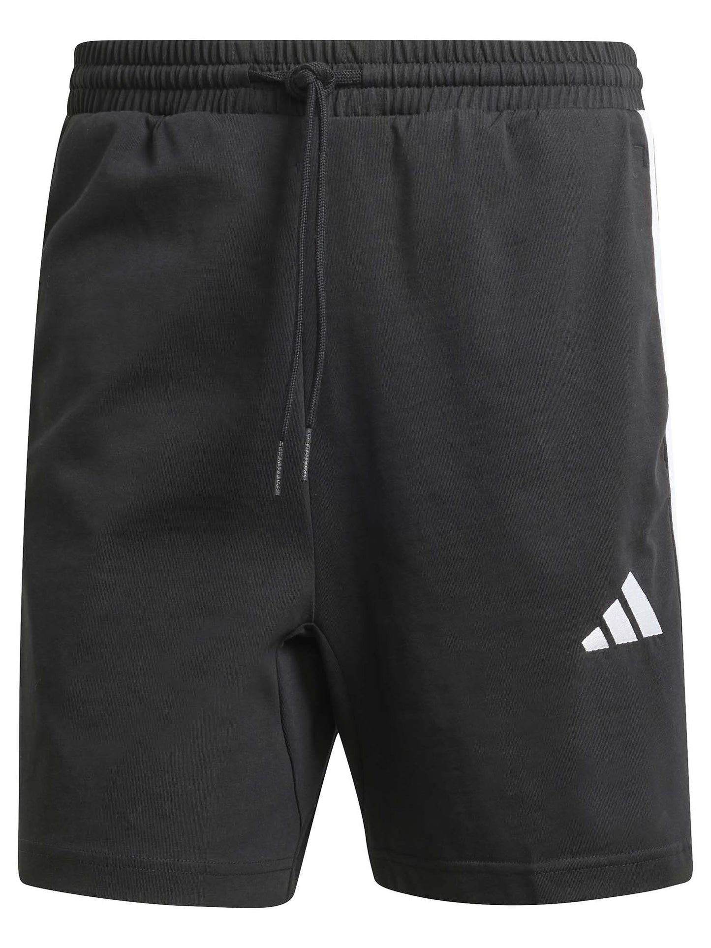 Shorts Essentials 3-Stripes da uomo in jersey nero