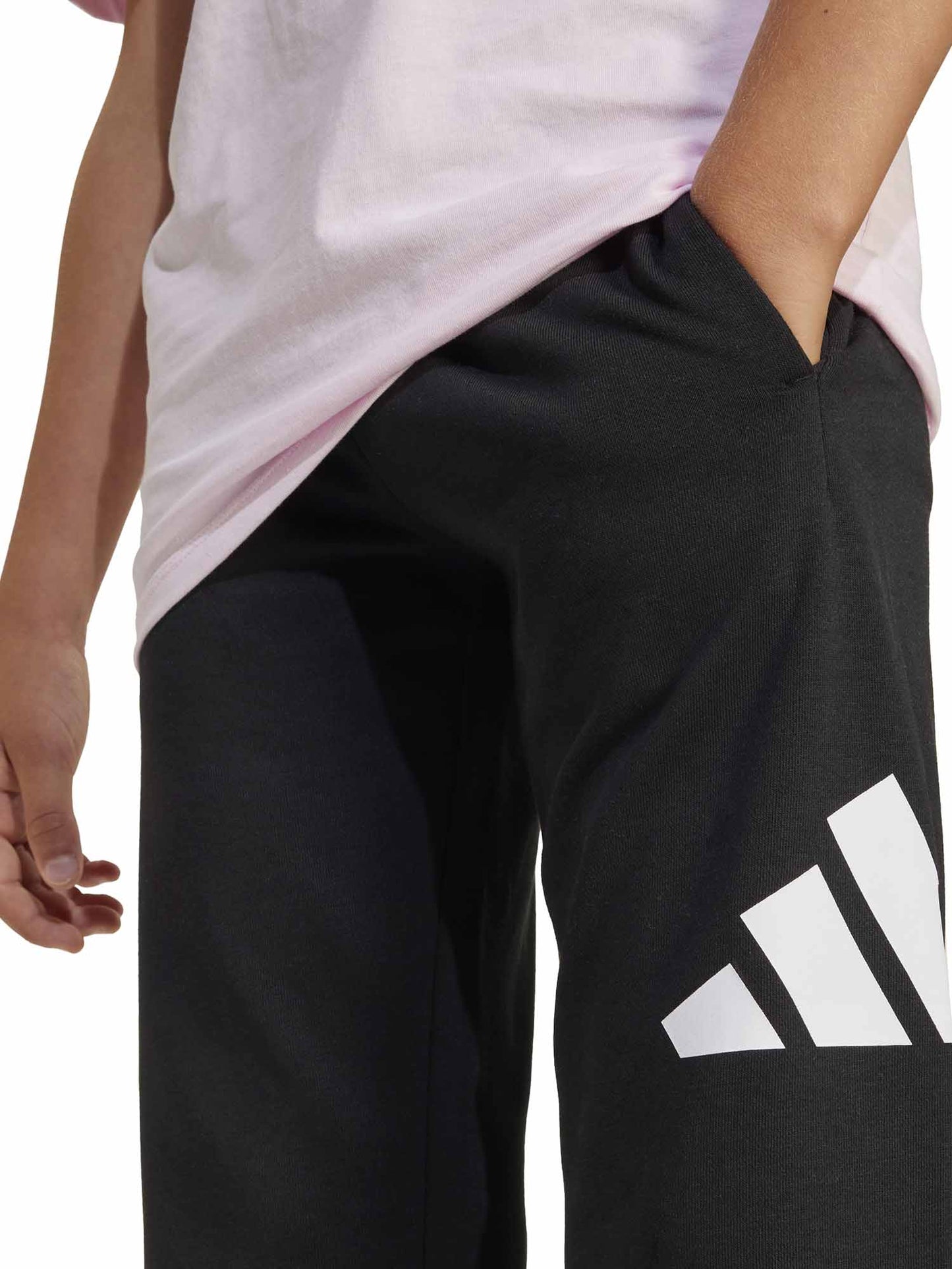 PANTALONI ESSENTIAL ADIDAS DA BAMBINO NERO