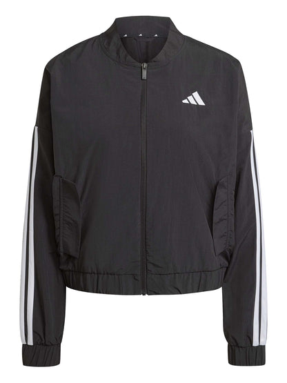 FELPA WOVEN BOMBER ADIDAS DONNA NERO