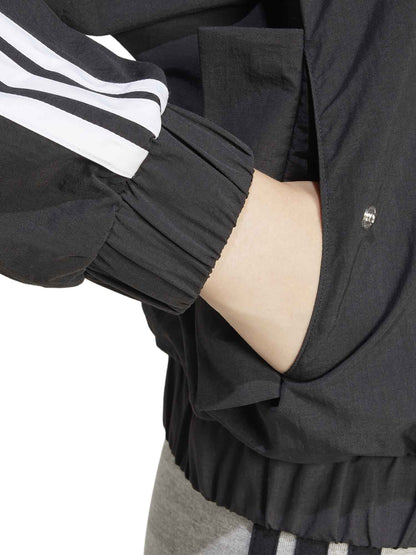 FELPA WOVEN BOMBER ADIDAS DONNA NERO