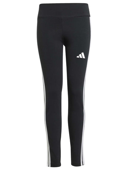 Leggings Essentials 3-Stripes neri per bambina Adidas