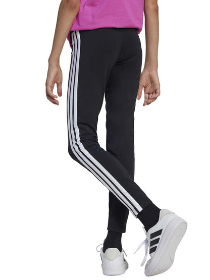 Leggings Essentials 3-Stripes neri per bambina Adidas