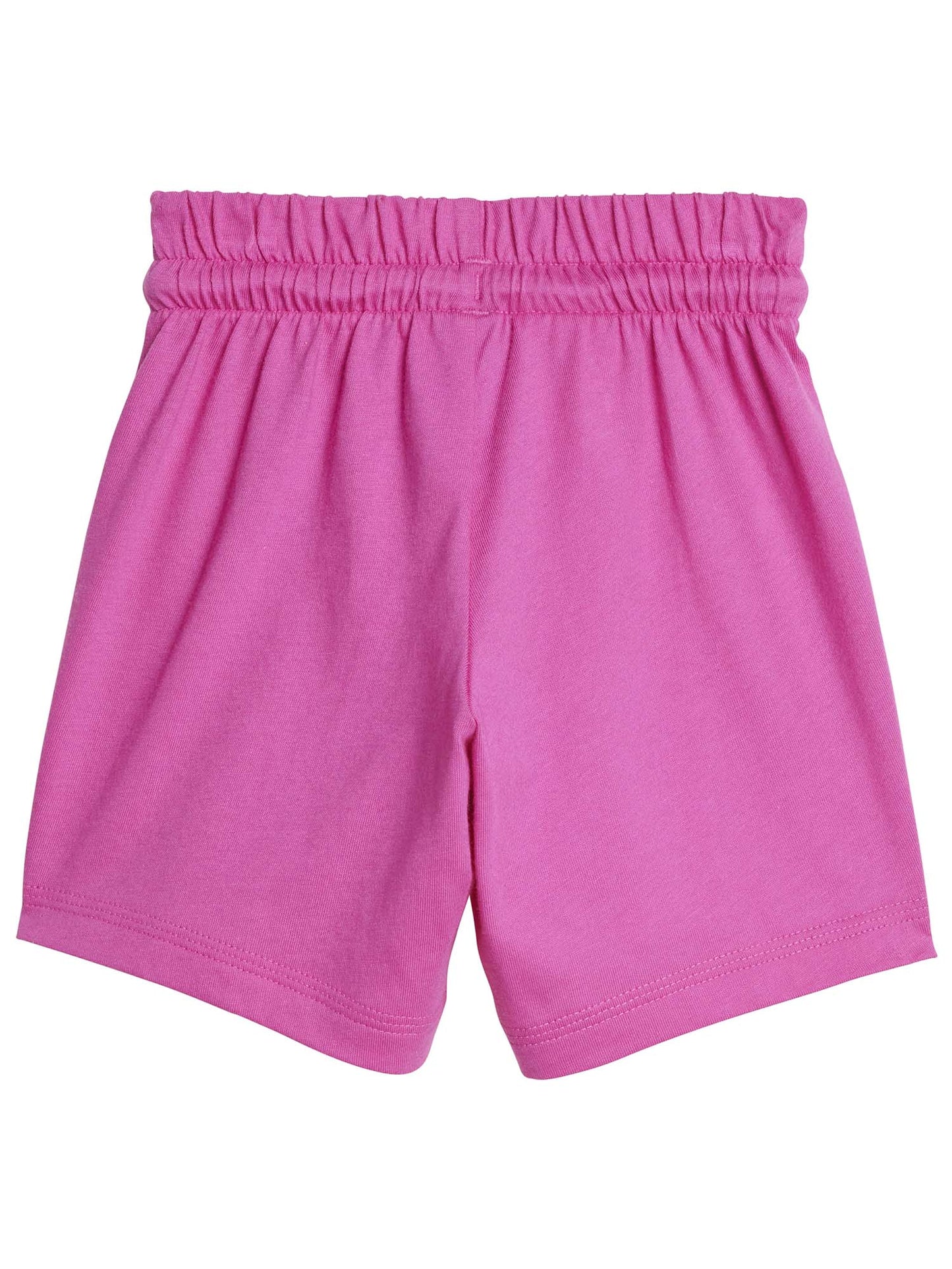 ADIDAS I. T-SH+SHORT - BIANCO FUXIA