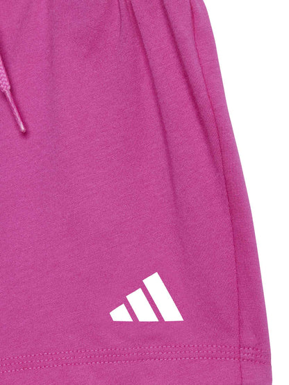 ADIDAS I. T-SH+SHORT - BIANCO FUXIA