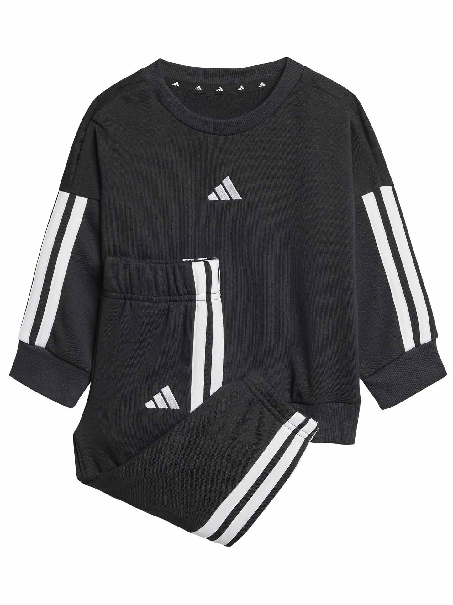 Tuta Adidas Essentials 3-Stripes bimbo/a nera