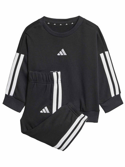 Tuta Adidas Essentials 3-Stripes bimbo/a nera