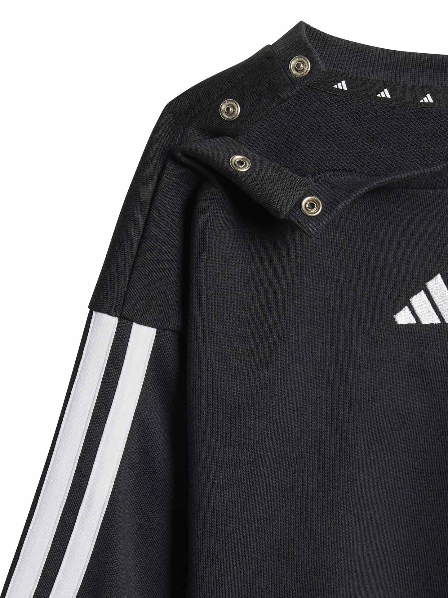 Tuta Adidas Essentials 3-Stripes bimbo/a nera