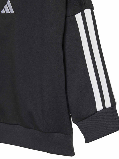 Tuta Adidas Essentials 3-Stripes bimbo/a nera