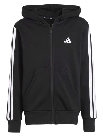 FELPA CON CAPPUCCIO ADIDAS BAMBINI NERO