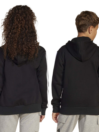 FELPA CON CAPPUCCIO ADIDAS BAMBINI NERO