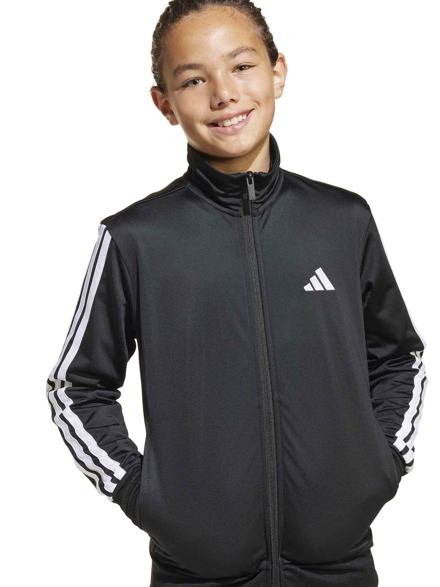 TUTA IN TRICOT ADIDAS JUNIOR UNISEX NERO