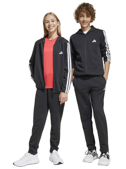 Tuta Essentials 3-Stripes nera Adidas junior bimbo/a