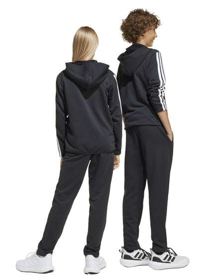 Tuta Essentials 3-Stripes nera Adidas junior bimbo/a