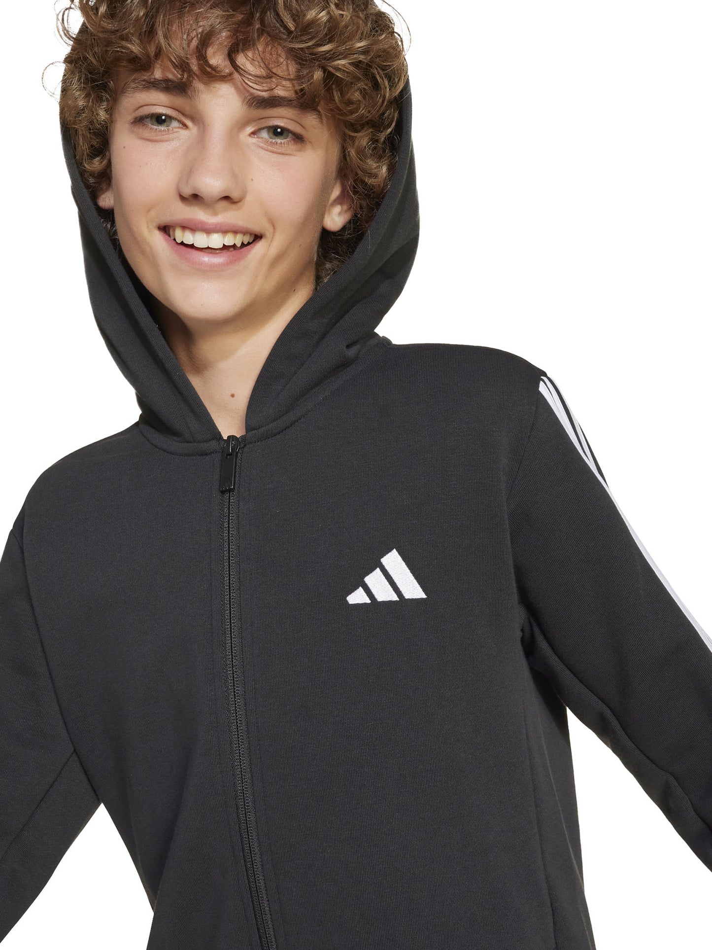 Tuta Essentials 3-Stripes nera Adidas junior bimbo/a
