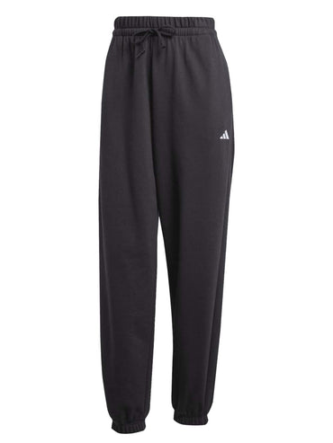Adidas Essentials Small Logo French Terry, pantalone da donna nero