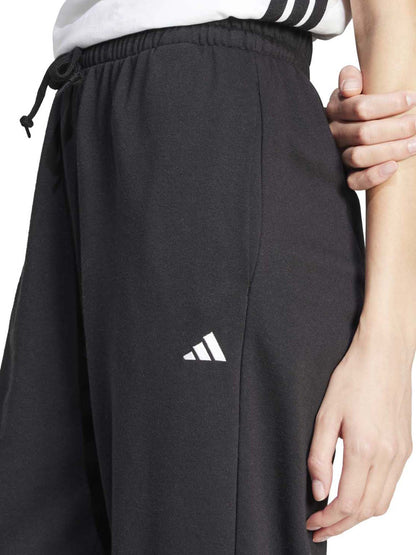 Adidas Essentials Small Logo French Terry, pantalone da donna nero