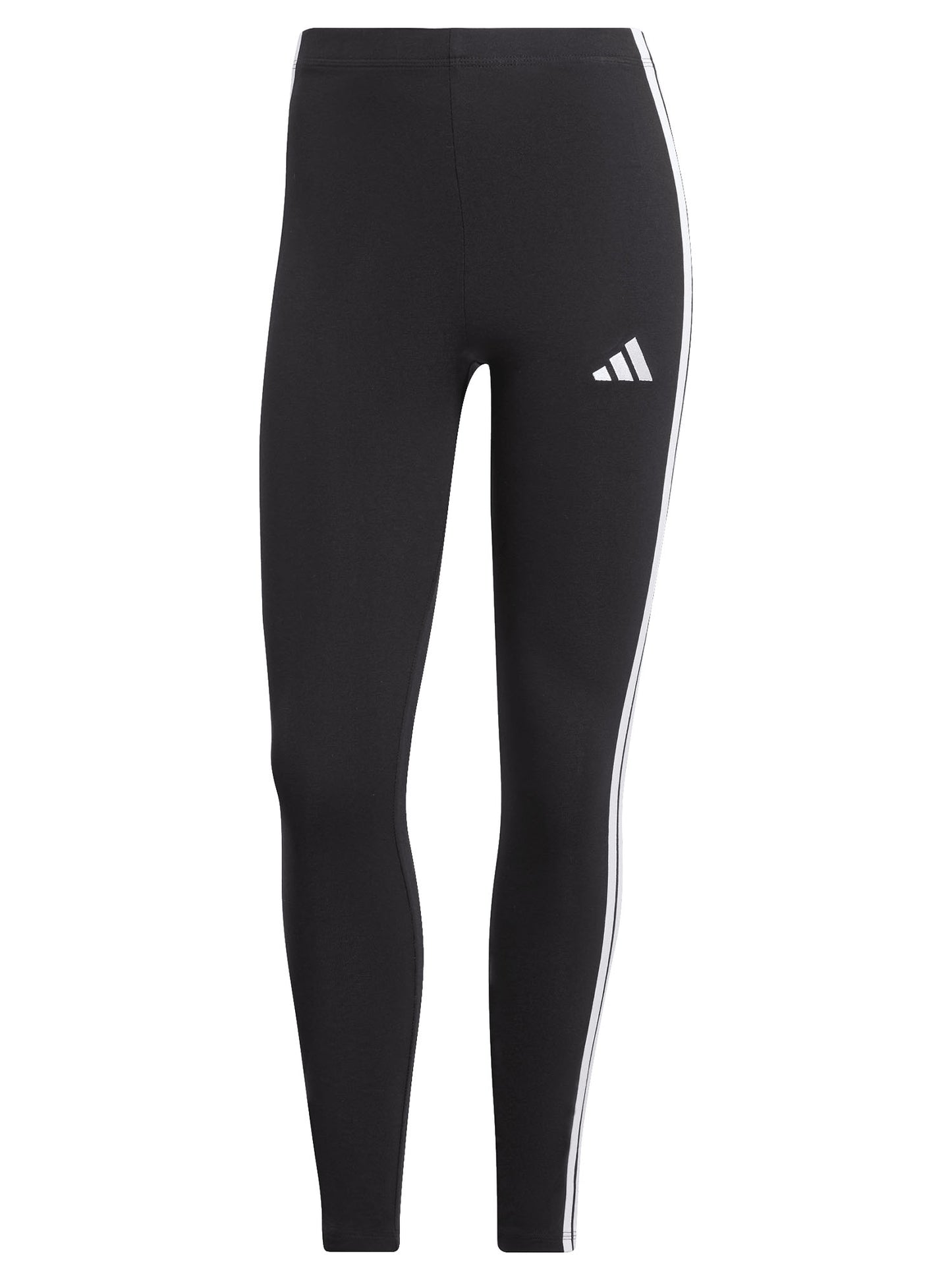 Leggings Basic Adidas da donna nero con vita alta e vestibilità stretch