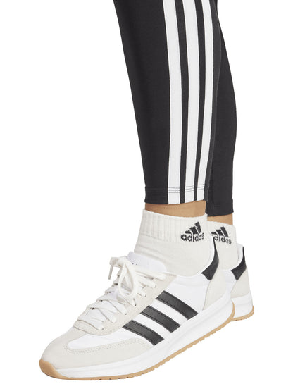 Leggings Basic Adidas da donna nero con vita alta e vestibilità stretch