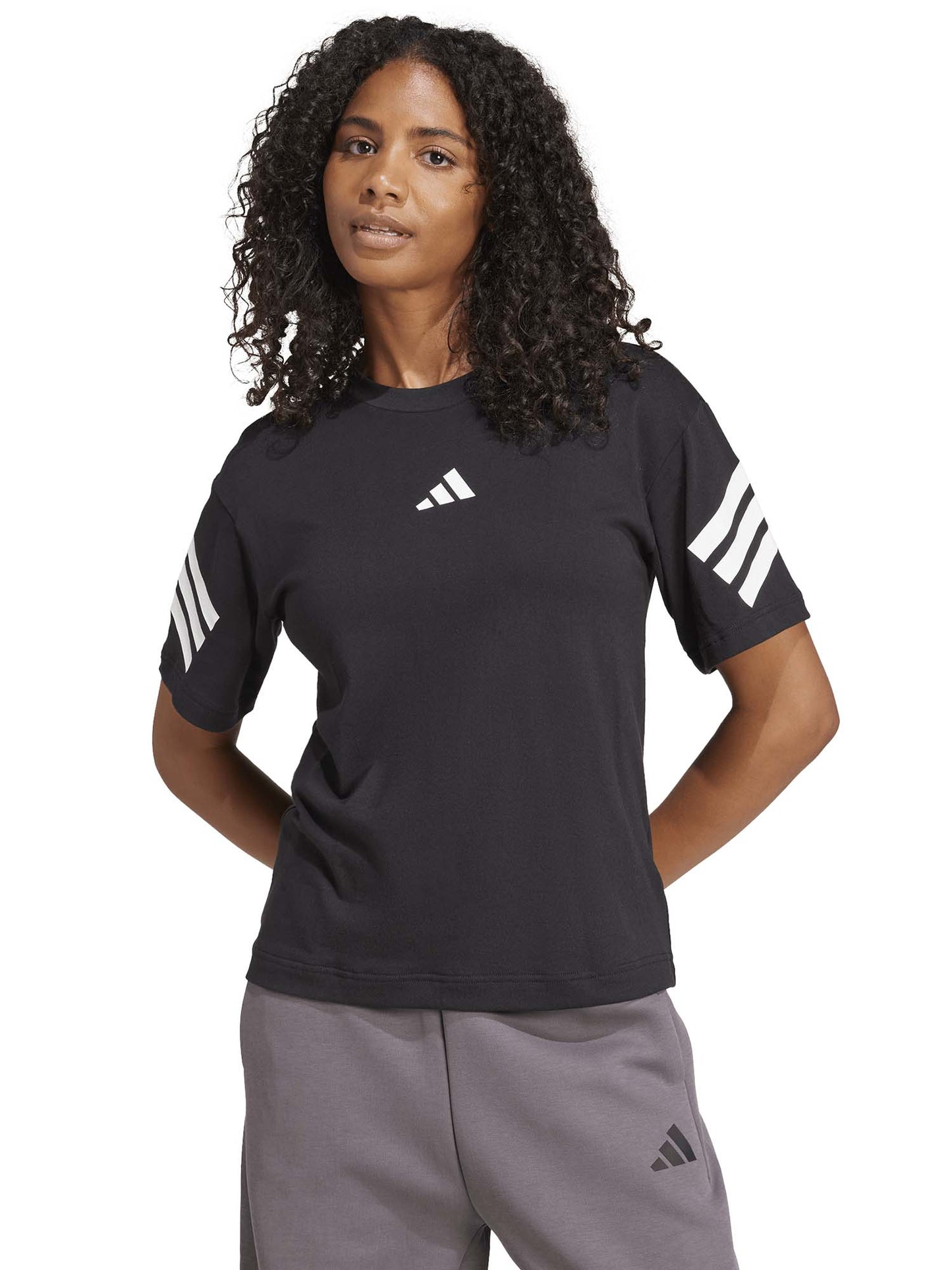 T-SHIRT FUTURE ICONS ADIDAS DONNA NERO