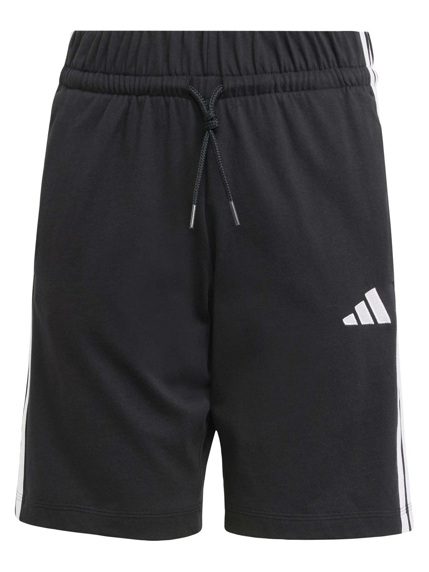 Shorts neri Adidas 3-Stripes junior bimbo/a in cotone