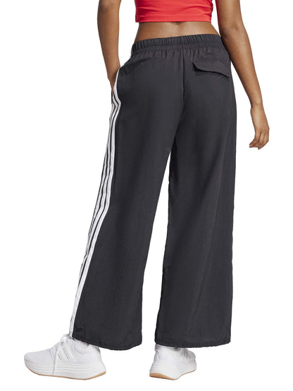 Pantaloni sportivi da donna Adidas Future Icons neri ampi con 3 strisce