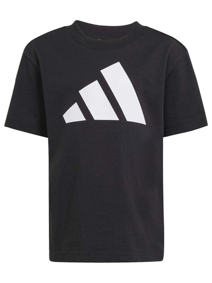 Adidas Essentials Tee Kids, t-shirt a maniche lunghe Unisex bambino nera