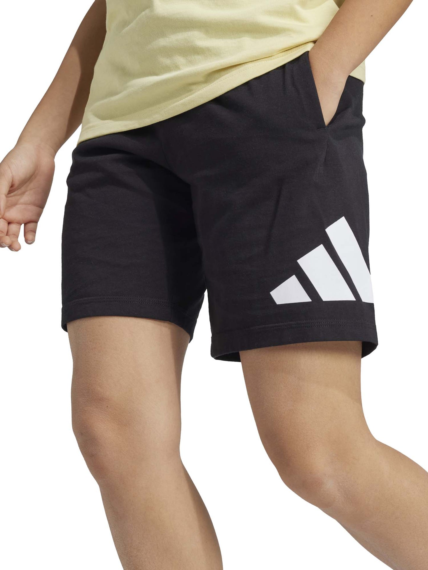 SHORT ESSENTIALS ADIDAS BAMBINI NERO